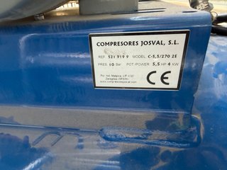 Compresor Josval C-5,5/270 2E