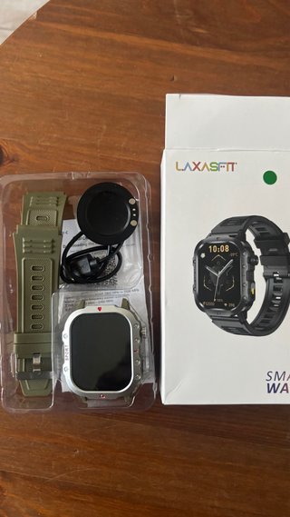 Smartwatch Laxasfit Verde/Plata
