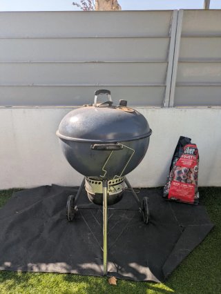 Barbacoa Weber 57cm Negra/Gris