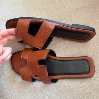 Sandali Hermes marroni