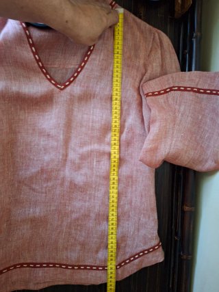 Camisa Alba Conde.Talla 42 Roja