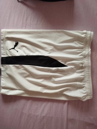 Pantalón deportivo Puma Talla M Negro y Blanco