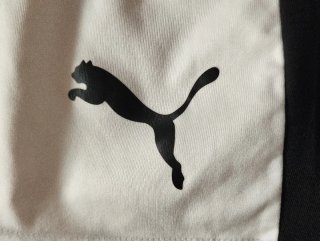 Pantalón deportivo Puma Talla M Negro y Blanco