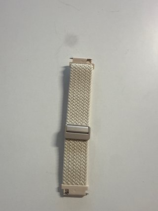 Cinturino per orologio intrecciato beige