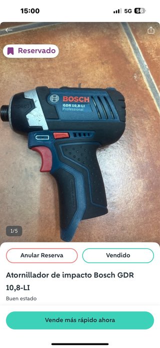 Atornillador Bosch GDR 10,8-LI