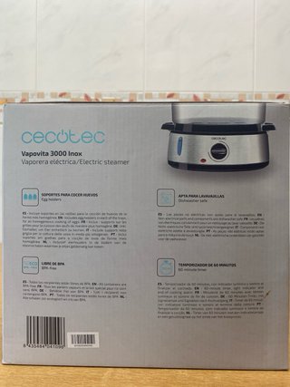 Vaporera Cecotec 3 Niveles
