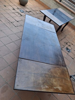 Mesa antigua madera maciza rústica