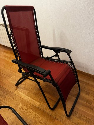Set de 2 Tumbonas Amazon Rojas
