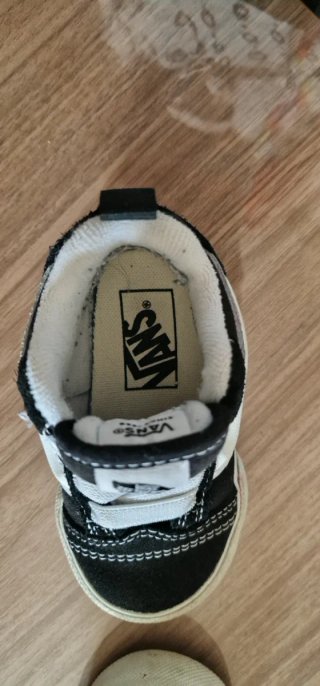 Vans Bambino/ bambina Scarpe Nero Bianco n.21
