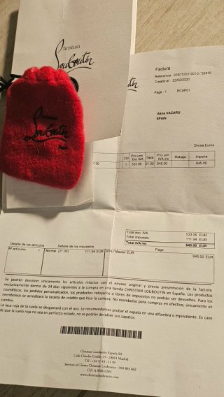 Zapatos Christian Louboutin Negros Talla 38