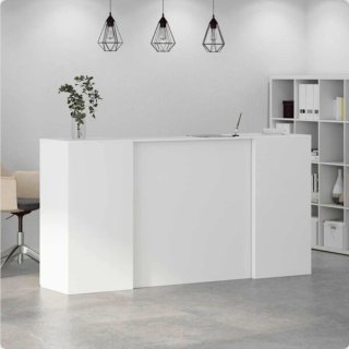 Mostrador blanco 200x50x103.5 cm