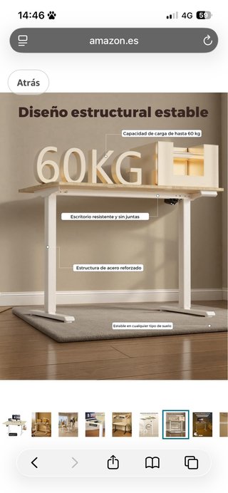 Escritorio Elevable Eléctrico