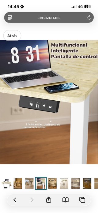 Escritorio Elevable Eléctrico
