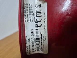 Robot da Cucina Kitchenaid Heavy Duty Rosso