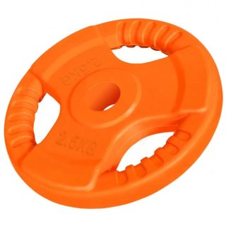 Disco Pesas Goma Triple Agarre 2.5kg