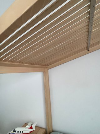 Cama casa 90x200 + cama nido