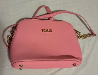 Bolso Tous Rosa y Dorado