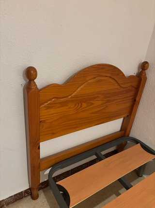 Somier pack de 3 y 2 cabeceros de madera