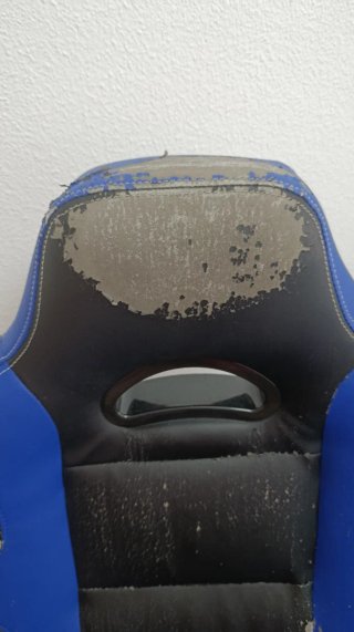 Silla Gamer Azul y Negra