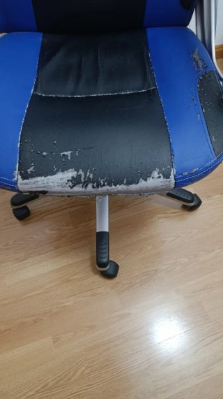 Silla Gamer Azul y Negra