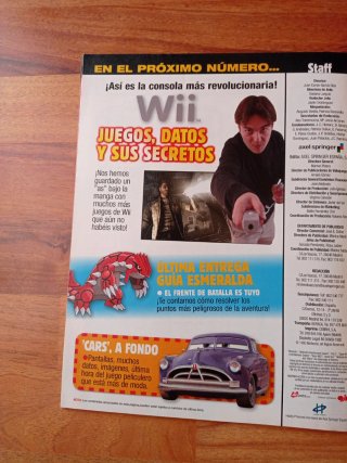 Revista Nintendo 163 + Póster Pokémon Esmeralda