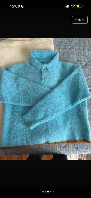 Jacquemus La polo neve azzurro