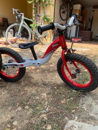 Bicicleta Monty sin pedales