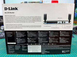 Router D-Link DWR-921 4G LTE N300 Nuevo