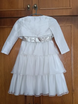 Vestido blanco niña ocasión 8 años