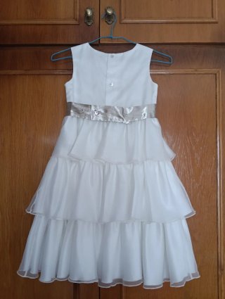 Vestido blanco niña ocasión 8 años