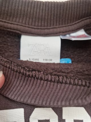 Sudadera infantil niño marrón oso