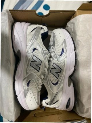 New Balance 530 Blanco Plata Marino EU 40