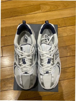 New Balance 530 Blanco Plata Azul EU 39.5