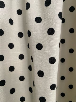 Vestido Zara lunares blanco y negro