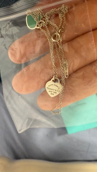 Collar Tiffany & Co. Corazón Tiffany Blue Plata 92