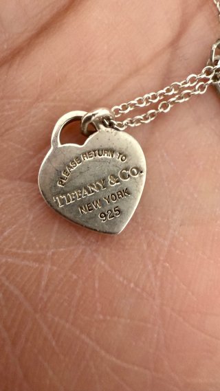 Collar Tiffany & Co. Corazón Tiffany Blue Plata 92
