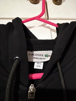 Sudadera Lacoste Sport Negra y Gris