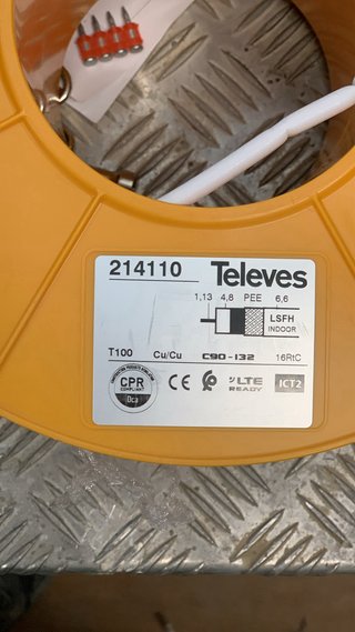 Cable Coaxial 100m LSFH Dca 16RtC