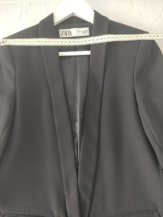 Blazer negra oversize ZARA