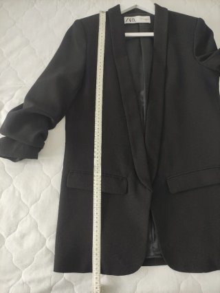 Blazer negra oversize ZARA