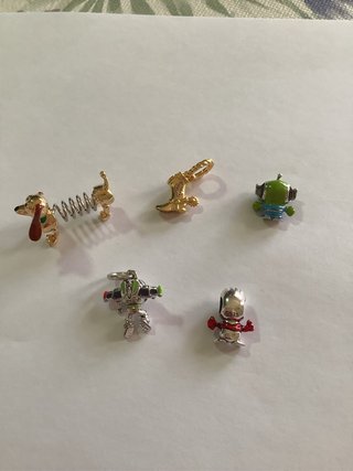 Lote de 5 charms Toy Story