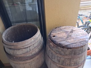 Barricas de madera antiguas 104 cm