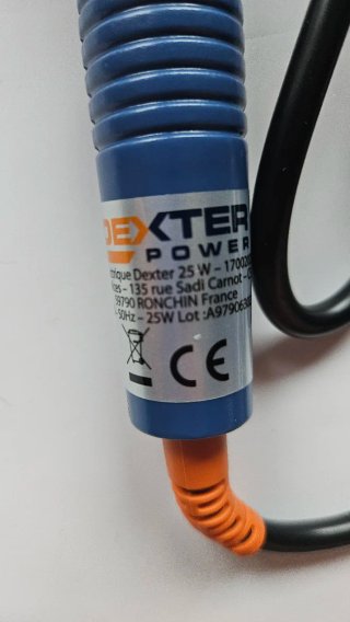 Soldador estañador Dexter 25W + hilo