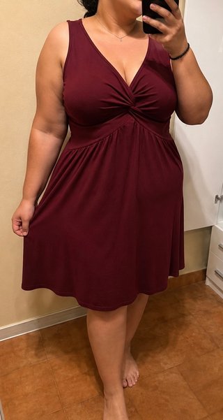 Vestido Rojo Talla XXXL