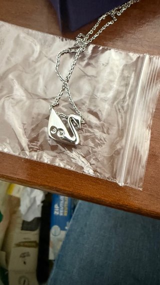 Collar Swarovski Cisne Blanco