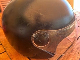 Casco Moto MT Helmets Negro con Visera