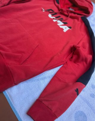 Sudadera Puma Roja Talla M