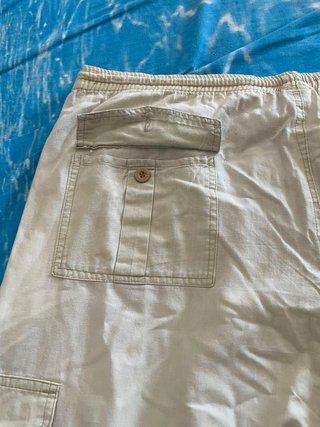 Pantaloni cargo Occhi & Belli estivi beige XXL
