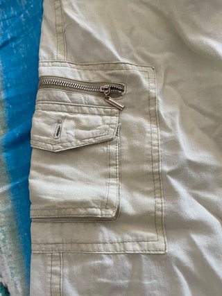 Pantaloni cargo Occhi & Belli estivi beige XXL