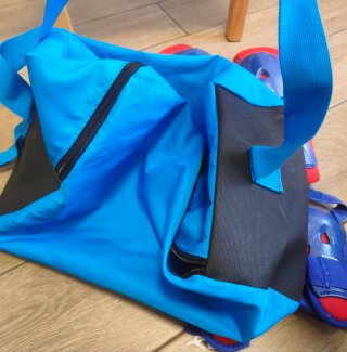 Bolsa y protecciones patinaje infantil Oxelo